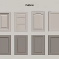 Pallform Cabinet Doors Showcasing Different Panel Design Styles And Finishes