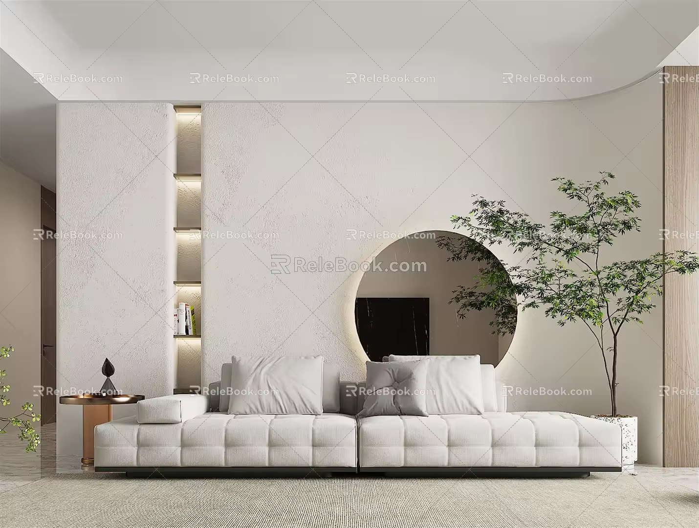 Modern Multiplayer Sofa 3d model