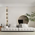 Modern Multiplayer Sofa 3d model