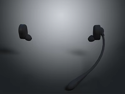 Modern Wireless Earbuds With Sleek Design And Comfortable Fit For Daily Use 3d model