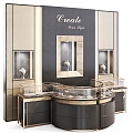 Modern Jewelry Counter 3d model