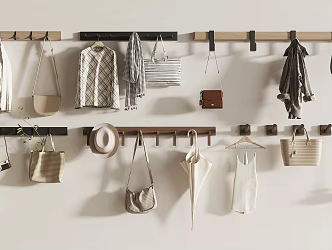 Modern Hook Coat Hook 3d model