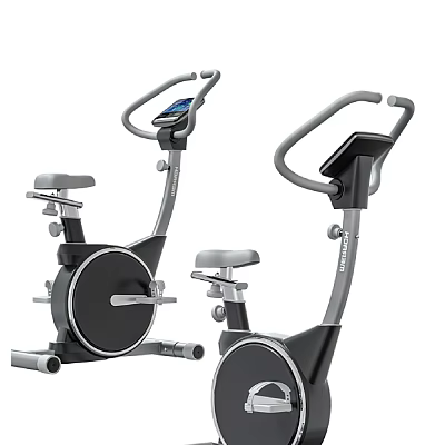 Modern Exercise Bikes With Digital Display Screen And Adjustable Seat For Home Gym Use 3d model