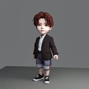 Star LUHAN star hand-run public figure hand-run star image 3d model