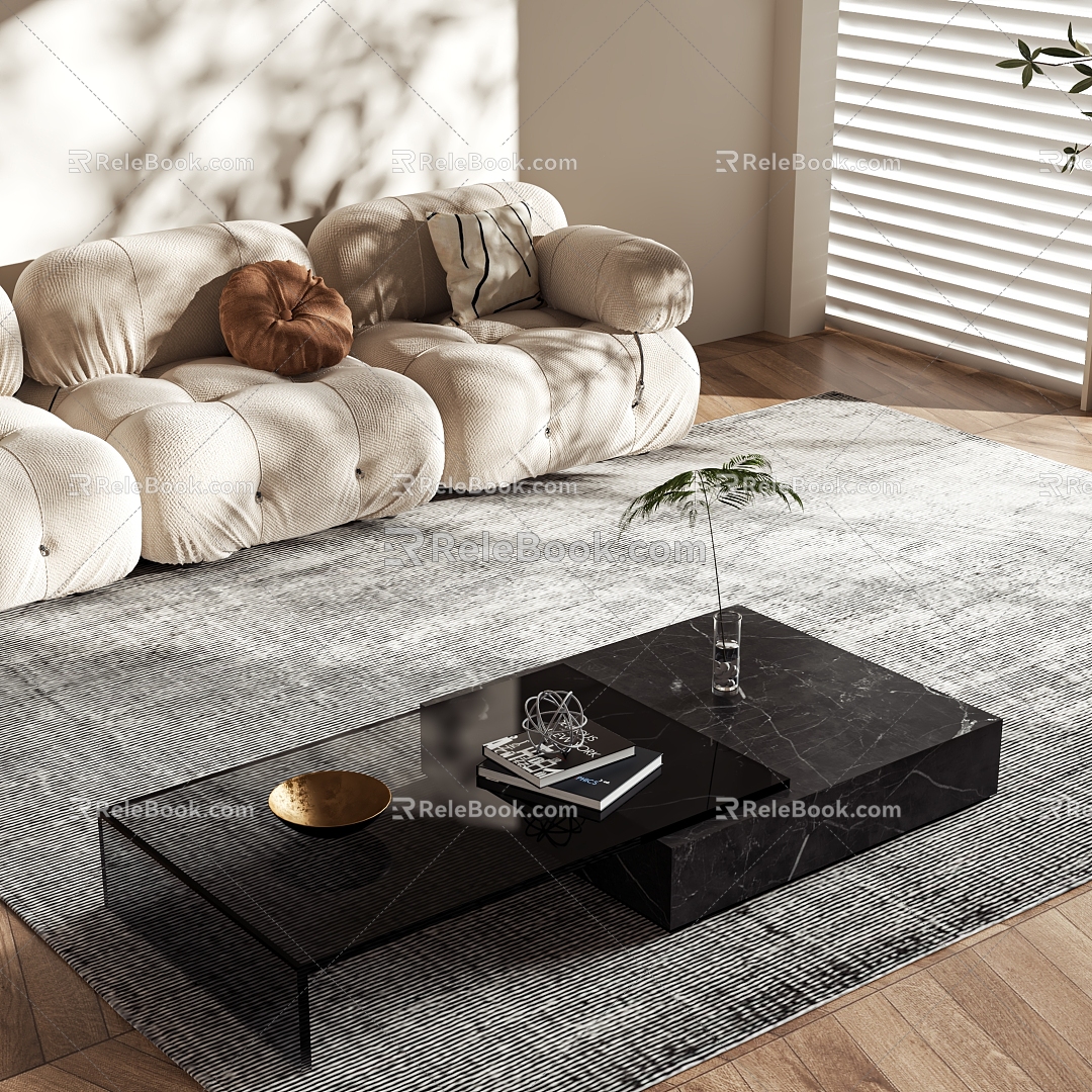 Style coffee table model