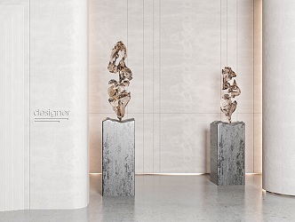 Modern Sculpture 3d model