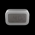 White Digital Clock Showing Time 402 Friday Date And 23 Percentage OFF Status