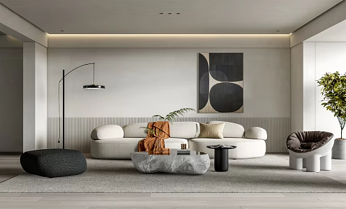 The Silent Living Room 3d model