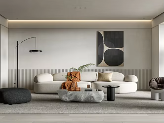 The Silent Living Room 3d model