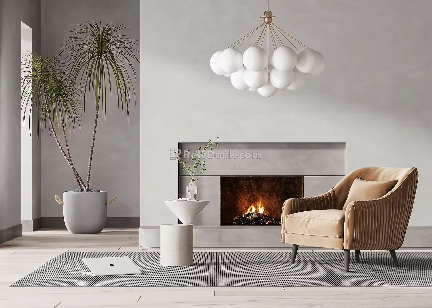 Modern single sofa single chair side several combination 3d model