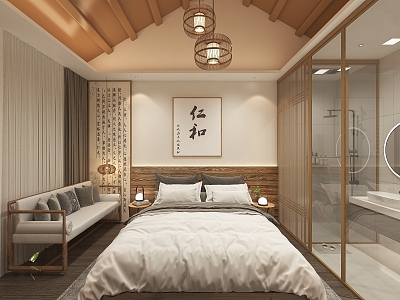 New Chinese Hotel Room Homestay model