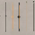 Modern Contemporary Wall Lamps With Various Linear Designs And Black Gold Finishes