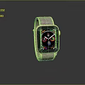 Stylish Smartwatch With Rose Gold Mesh Strap Square Dial Color Display And Time Indicators