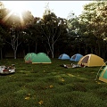 Outdoor Camping Forest Camping Lawn Camping Camping Tent 3d model