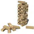 Modern Building Blocks 3d model