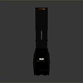 Black Ergonomic Flashlight Essential Household Tool For Everyday Use