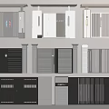 Various Modern Front Door Designs With Stone Frames And Decorative Metal Grilles