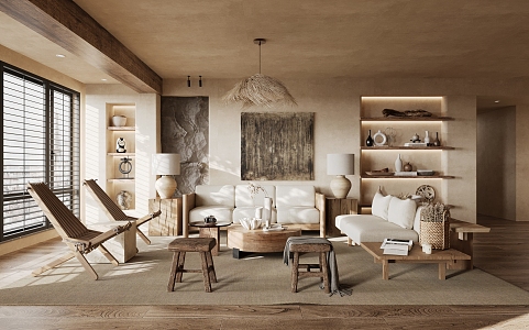 The Silent Living Room 3d model