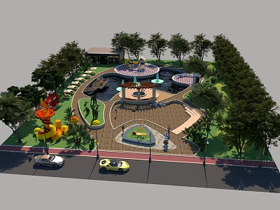 Style Small Garden Park model