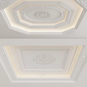 European-style ceiling 3d model