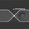 High Performance Graphics Card With Single Fan And Carbon Fiber Cooling Design
