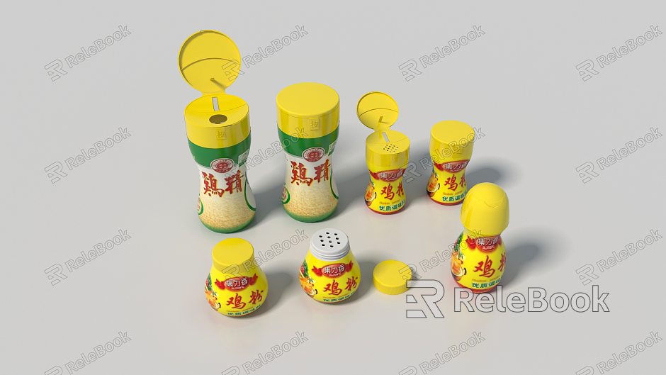 Modern seasoning bottle chicken essence bottle model