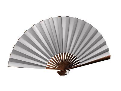 New Chinese Fan 3d model