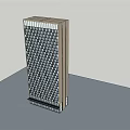Modern High Rise Office Building With Grid Glass Facade Exterior Design
