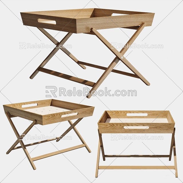 Table table tea table side table 3d model