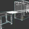 Medical Device Featuring Conveyor Belt Display Screen And Indicator Lights For Security Scanning