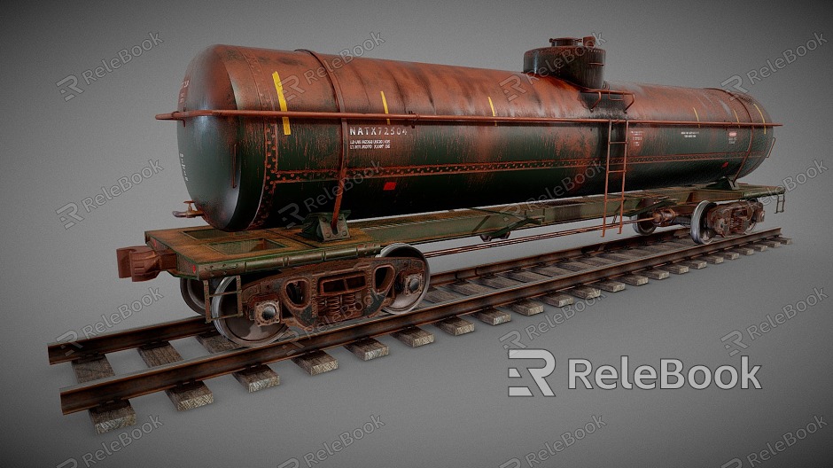 Modern fuel tank train fuel tank train model