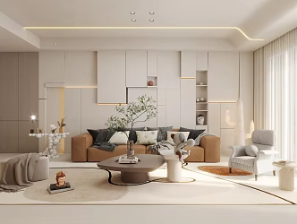 The Silent Living Room 3d model