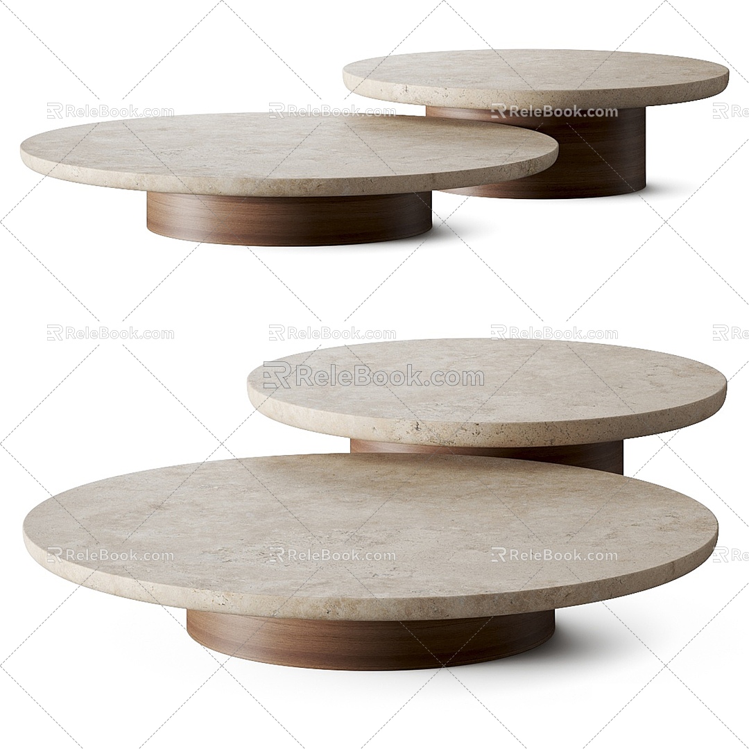 Modern coffee table 3d model