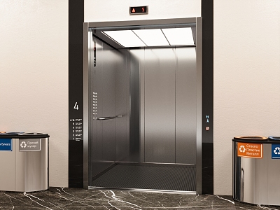 Modern Elevator 3d model