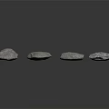 Natural Wood And Stone Decorative Materials With Various Shapes Textures And Colors