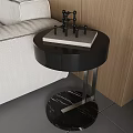 Modern side table Round side table Sofa side table 3d model