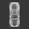 Red Sports Car Classic Exterior Design With Sleek Body And Stylish Vintage Style