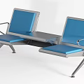 Public Chairs In Various Colors And Styles With Metal Frames And Padded Seats