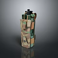 Tactical Military Camouflage Weapon Accessory Carrying Pouch With Multiple Pockets And Strap Design