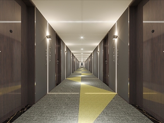 Corridor Ale Hotel Corridor Hotel Corridor Carpet Corridor Carpet 3d model