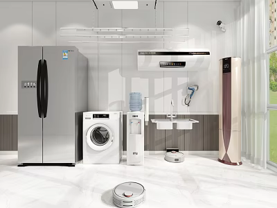 Modern Electrical Appliances 3d model