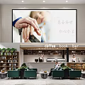 Hospital Outpatient Clinic With Coffee Bar And Comfortable Lounge