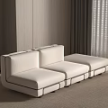 Modern double sofa 3d model