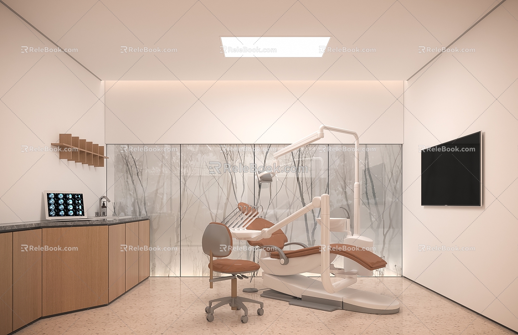 Modern Clinic Oral Dental Clinic 3d model