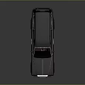 Black Luxury Limousine With Extended Body Chrome Grille And Red Interior