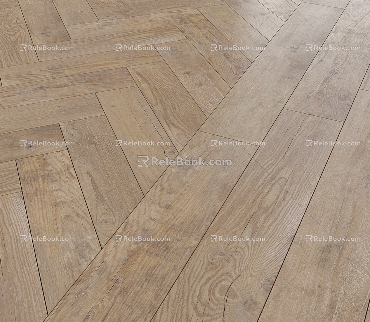 Wood Floor Herrings Wood Floor 3d model