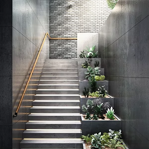 Modern Stairs 3d model