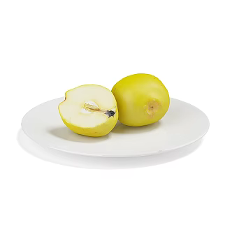 food fruit plate pear fragrant pear 3d model