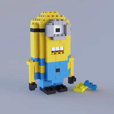 Minions Doll 3d model Minions Doll 3d model