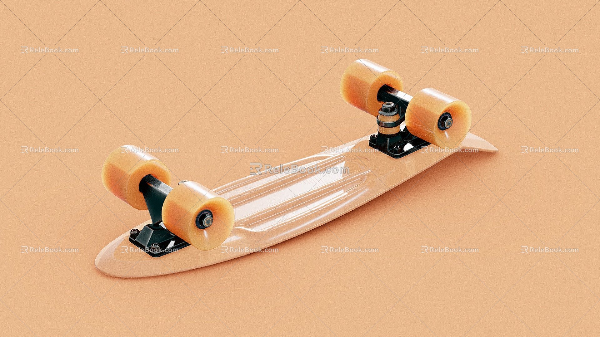 Modern Skateboard 3d model